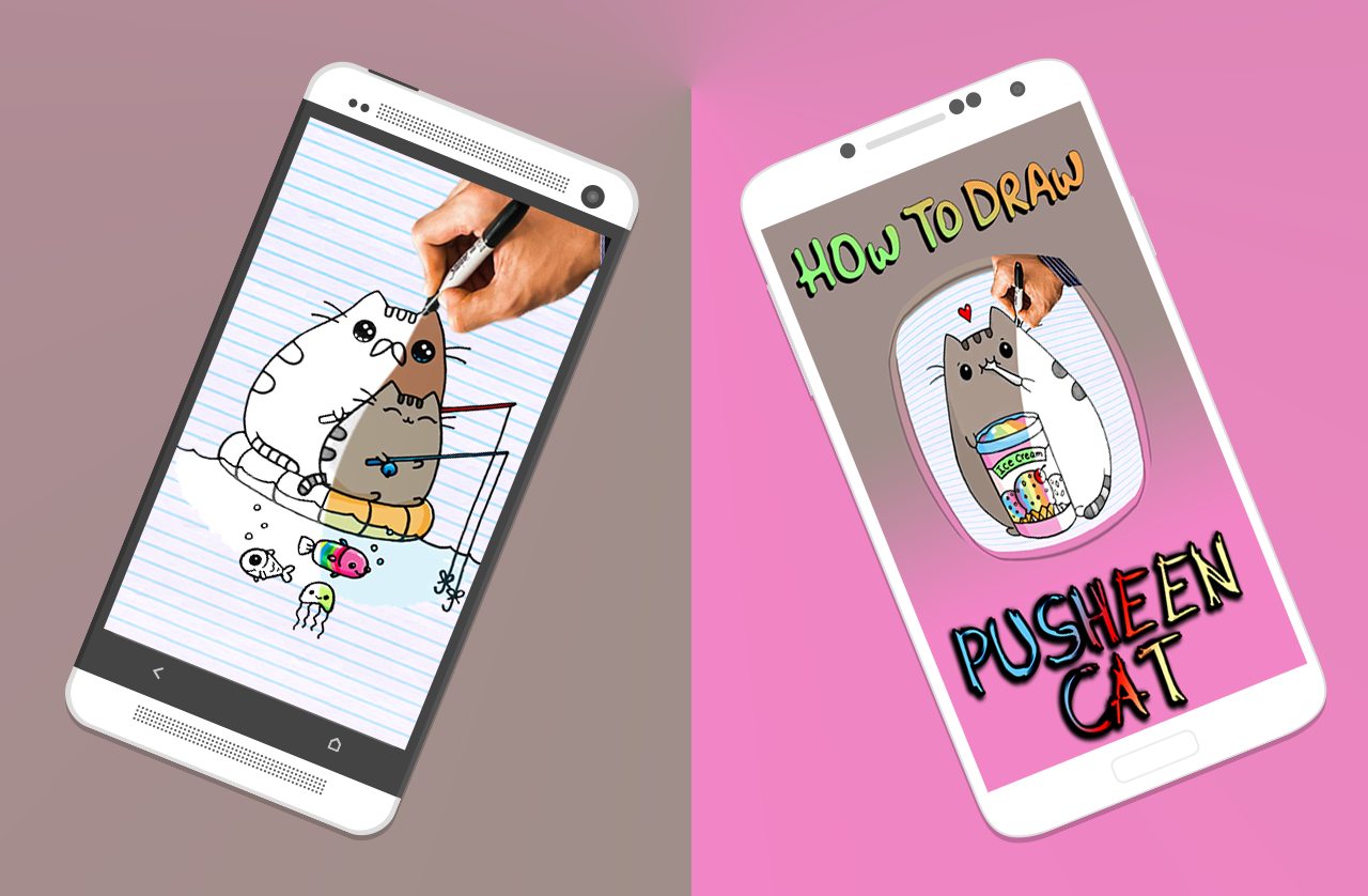 Download do APK de Como desenhar o gato Pusheen para Android