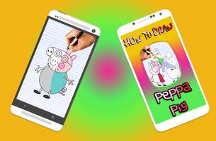 How To Draw peppa pig Affiche