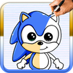 How to draw Sonic the Hedgehog