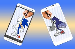 How to draw Sonic the Hedgehog capture d'écran 3