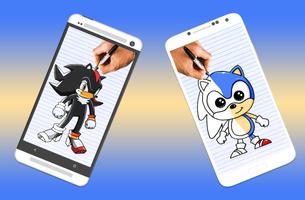 How to draw Sonic the Hedgehog capture d'écran 1