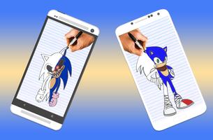How to draw Sonic the Hedgehog capture d'écran 2