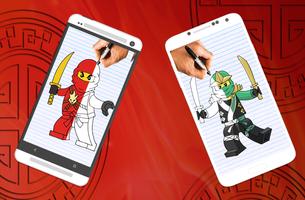 How to draw Lego Ninjago characters capture d'écran 2