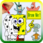 آیکون‌ How to Draw SpongeBob SquarePants