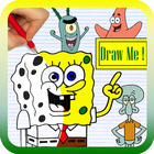 How to Draw SpongeBob SquarePants 아이콘