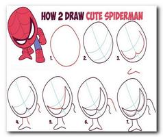 drawing sketch step by step Affiche
