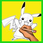 Drawing Pokemon Pikachu Step By Step biểu tượng