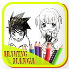 learn to draw manga characters أيقونة