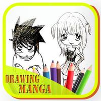 learn to draw manga characters plakat