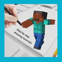 Learn Draw Minecraft capture d'écran 2