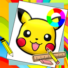 Learn How To Draw Pikachu & His Friends أيقونة