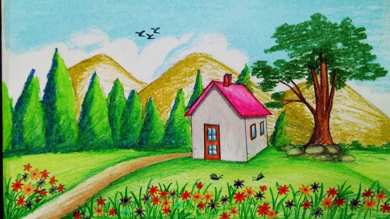 Dibujo de paisaje