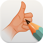 Draw Hands Step By Step icon