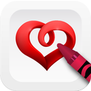 How to Draw Lovely Hearts APK