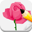 Draw Roses Step By Step icono