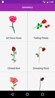 Draw Roses Step By Step स्क्रीनशॉट 1