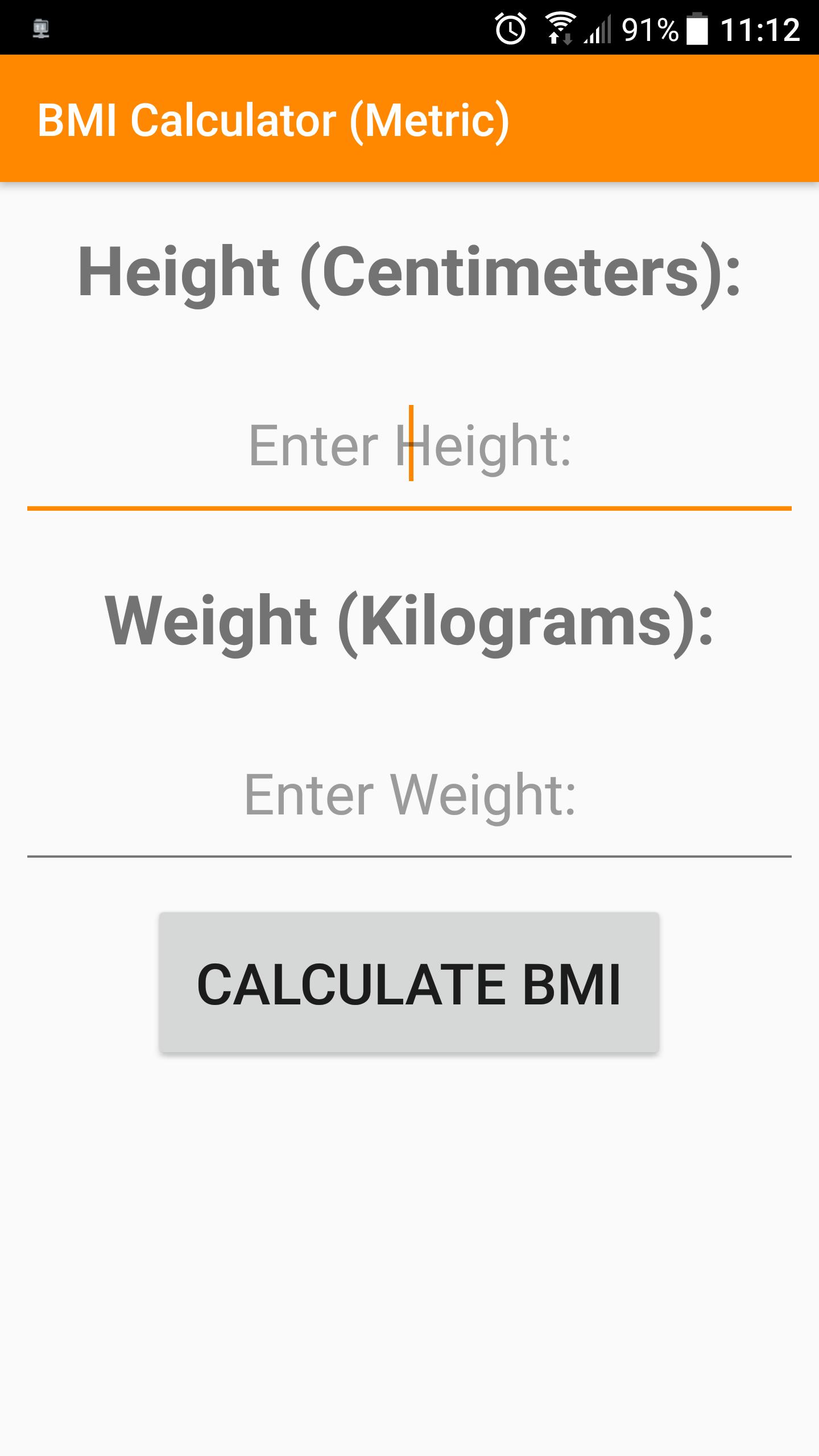 BMI Calculator (Metric) for Android - APK Download