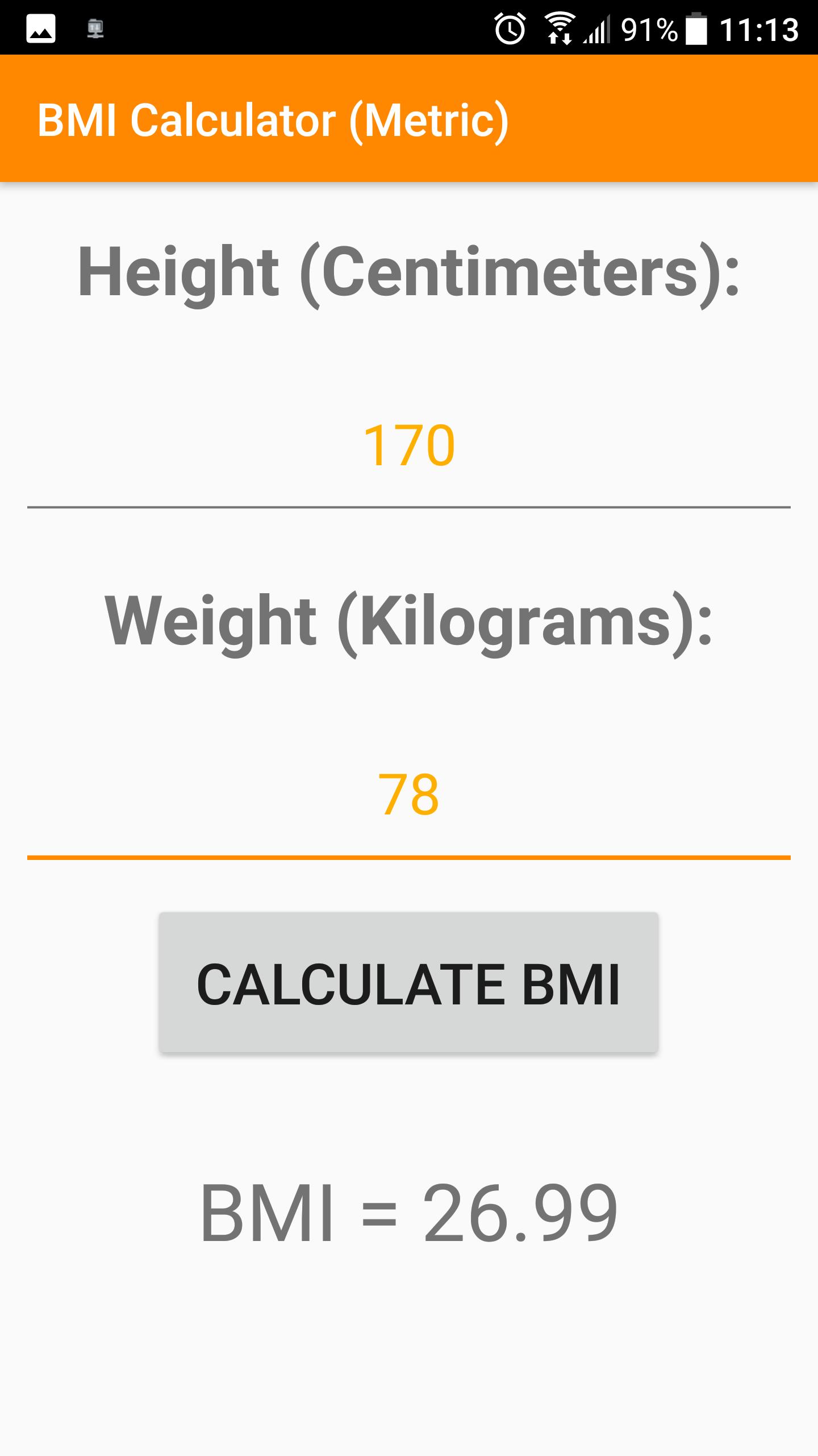 calculate your bmi formula
