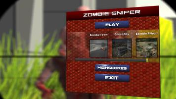 Zombie Sniper Affiche