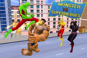 Monster Hero vs Superheroes ภาพหน้าจอ 1