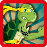 Turtle Jumper Ninja Game Zeichen