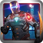 Iron Cop Avenger Ninja Run Zeichen