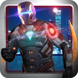 Iron Cop Avenger Ninja Run Zeichen