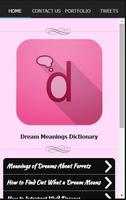 Dream Meanings Dictionary 海報