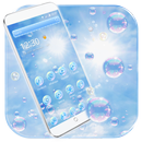 Bleu bulle rêver ciel thème APK