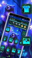 3D Dreamy Forest Bear Theme 海报