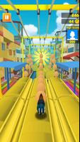 Rooster Subway Surf Run - Frenzy Chicken Escape Poster