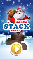 Santa Stack Tower Affiche