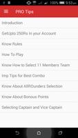 Predictions Dream 11 Pro Tips Expert captura de pantalla 1