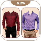 Men Formal Shirt Dual Photo Suit Editor ikona