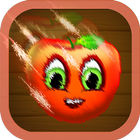 Fast falling fruit vs speed finger tapping icon
