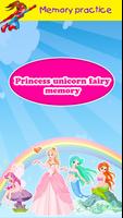 Mermaid fairy & unicorn memory poster