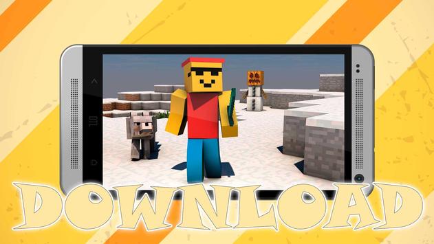 Roblox Skins For Minecraft For Android Apk Download - roblox skins for minecraft الملصق