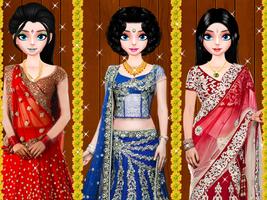 2 Schermata Indian Wedding Dressup Makeup Salon