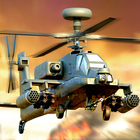 Nos Exército Helicóptero gunship 3D ícone