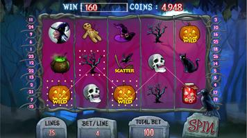 Creepy Halloween Slots स्क्रीनशॉट 3