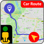 GPS Navigation Travel, Map-Satellite Route 2018 icône