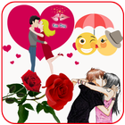 Kiss Me Love Stickers & emoji icône