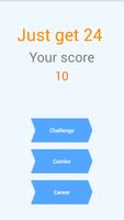 Just Get 24 - Number Game постер