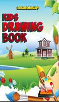 Kids Learning Drawing Book Affiche