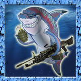 Hungry Shooting Shark Zeichen