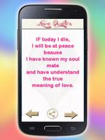 Romantic Love SMS capture d'écran 1