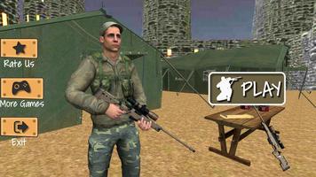 Desert Sniper Shooting 3D Poster