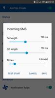 Alertas Fash para llamadas y SMS y Aplicación captura de pantalla 2