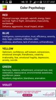 Color Psychology 스크린샷 1