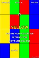 Tap The Right Color Tile poster